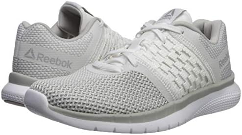 Reebok Women's Print Prime Runner Sneaker, White/Steel, 8 M US | Image 6