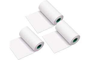 BISOFICE Mini Printer Paper: 57mm x 30mm Thermal Paper Rolls for Bluetooth Mini Printers