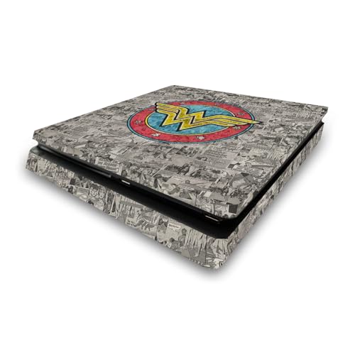 Skin Wonder Woman PS4 Slim autocollant vinyle console PlayStation 4 DC