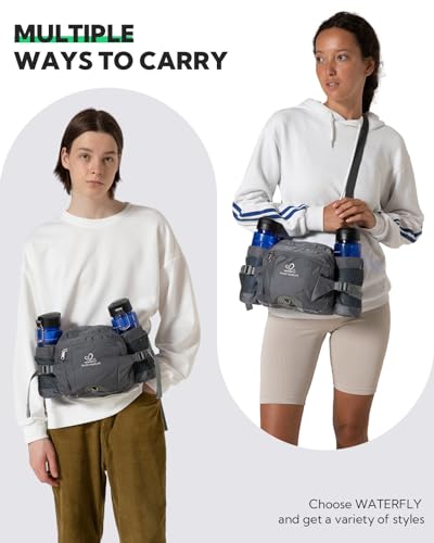 Wasserdichte Bauchtasche mit Flaschenhalter für Outdoor-Aktivitäten