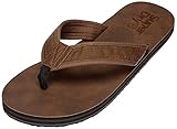 Shoe Style: Slip Ons Superdry Herren Premium Flip-Flops Braun M