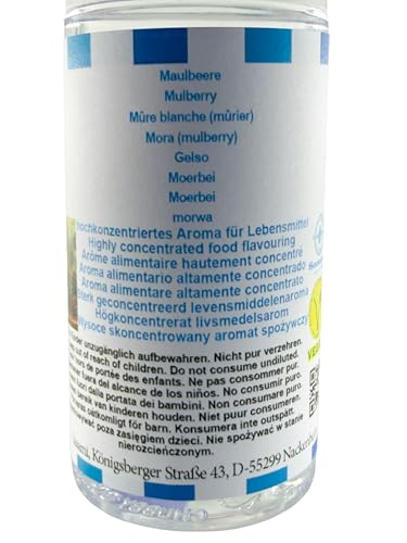 Concentrado de mora vegano Sasami de 100ml con aroma intenso para recetas culinarias 6