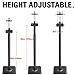 immagine 4Eono By Amazon - Supporti Casse Acustiche Altezza Regolabile, Altoparlanti da Terra da Pavimento con Gestione dei Cavi Integrata per Bose Sony, Ideale per Hi-Fi/Stereo/Sistemi Home Cinema, Portata 5kg