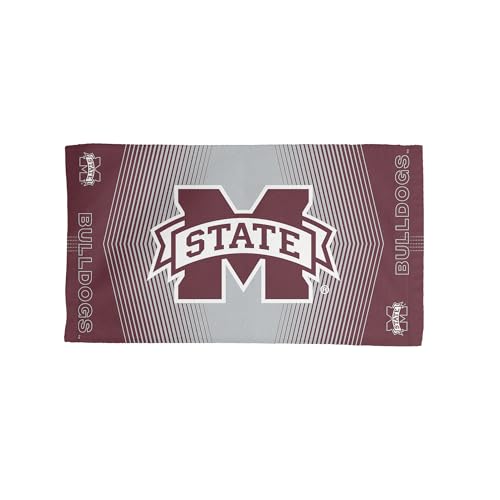 Mississippi State Bulldogs NCAA Hussle Micro Fiber Sports Towel 24 x 42 Inches