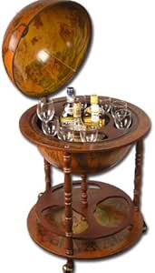 Elecsa Große Globus BAR Hausbar Globusbar Wein Regal Minibar 110cm x 55,5cm Modell 5350