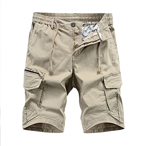 Short cargo d'été anti-transpiration stretch avec de nombreuses poches