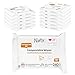 Eco by Naty Thick Baby Travel Wipes for Sensitive Skin, Unscented, Hypoallergenic, Biodegradable and Compostable, 12 Packs of 20 (240 Wipes)