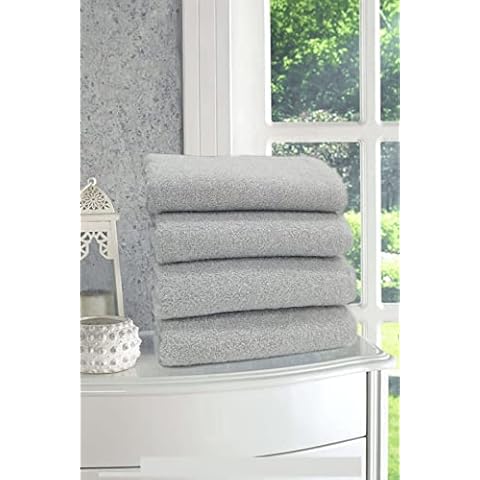 Turkish Cotton Towel Set 4 Piece 20″ x 35″ (Gray) Cover