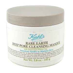 Kiehl's Rare Earth Deep Pore Cleansing Mask, Pore-Minimizing Face Mask for Clogged Pores, Detoxifies & Refines Skin, Absorbs Excess Oil, with Amazonian White Clay & Aloe Vera - 4.2 fl oz detailed view