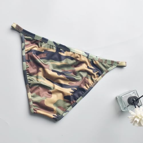 Men Underwear Sexy Men's Camouflage Briefs Bikini U Pouch Briefs Underpants2