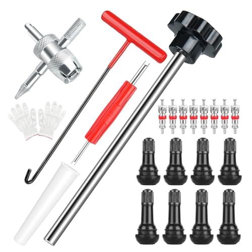 Kit outils de vanne de pneus de rechange pour valve de fuite