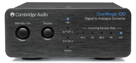 Cambridge Audio DacMagic 100 [Black] ケンブリッジオーディオ 192kHz/24bit入力対応 USB DAC