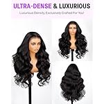 12A Body Wave Lace Front Wigs Human Hair Pre Plucked 13x6 Lace Frontal Wigs Human Hair Upgraded Pre Cut 13x6 Ear-to-Ear HD Lace Front Wig 250% Density Wear and Go Glueless Wig 22 Inch - Image 2
