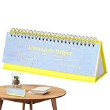 Calendario da Scrivania 2026 | Settimanali Grandi E Rigati - Piccola Agenda Da Scrivania 2026,Per Articoli Di Cancelleria Scuola Aula Lavoro Appuntamenti Natale Anno Nuovo