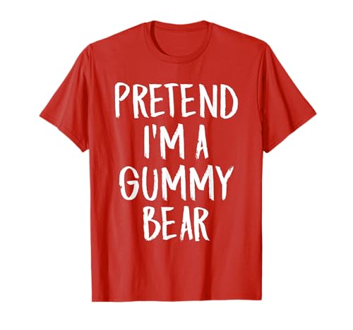 Pretend I'm A Gummy Bear Family Halloween Party Costume T-Shirt