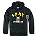 Rapiddominance US Army Pullover Hoodie, Black, Large
