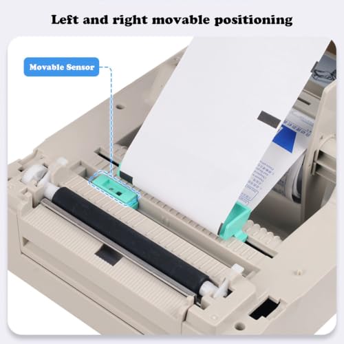 Image of Thermal Label Printer 300DPI, Fits 20-108mm Direct Thermal Label Paper(Size:USB)