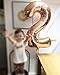 Tellpet Rose Gold Number 2 Balloon, 40 Inch