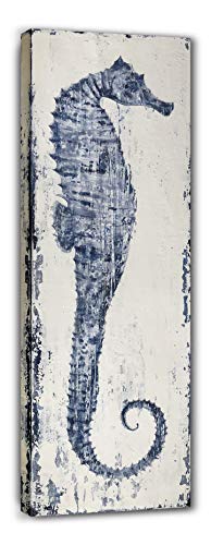 Bring Coastal Charm to Your Home with Hand-Painted Seahorse Art