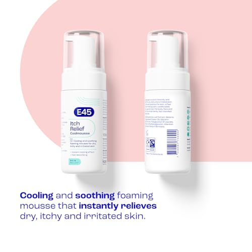 E45 Itch Relief Coolmousse 100ml – Face and Body Foam for Dry Skin, Itchy Skin and Irritated Skin - Cooling Foam to Soothe Itchy Skin - Image 3