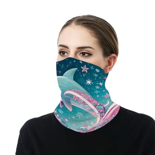 Neck Gaiter Face Mask Men Women, Cute Green Tree Python Face Mask Scart Cover for Dust Wind Sun Protection4