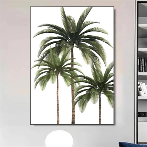 Impressions de palmiers d'art mural moderne sur toile 60x80cm