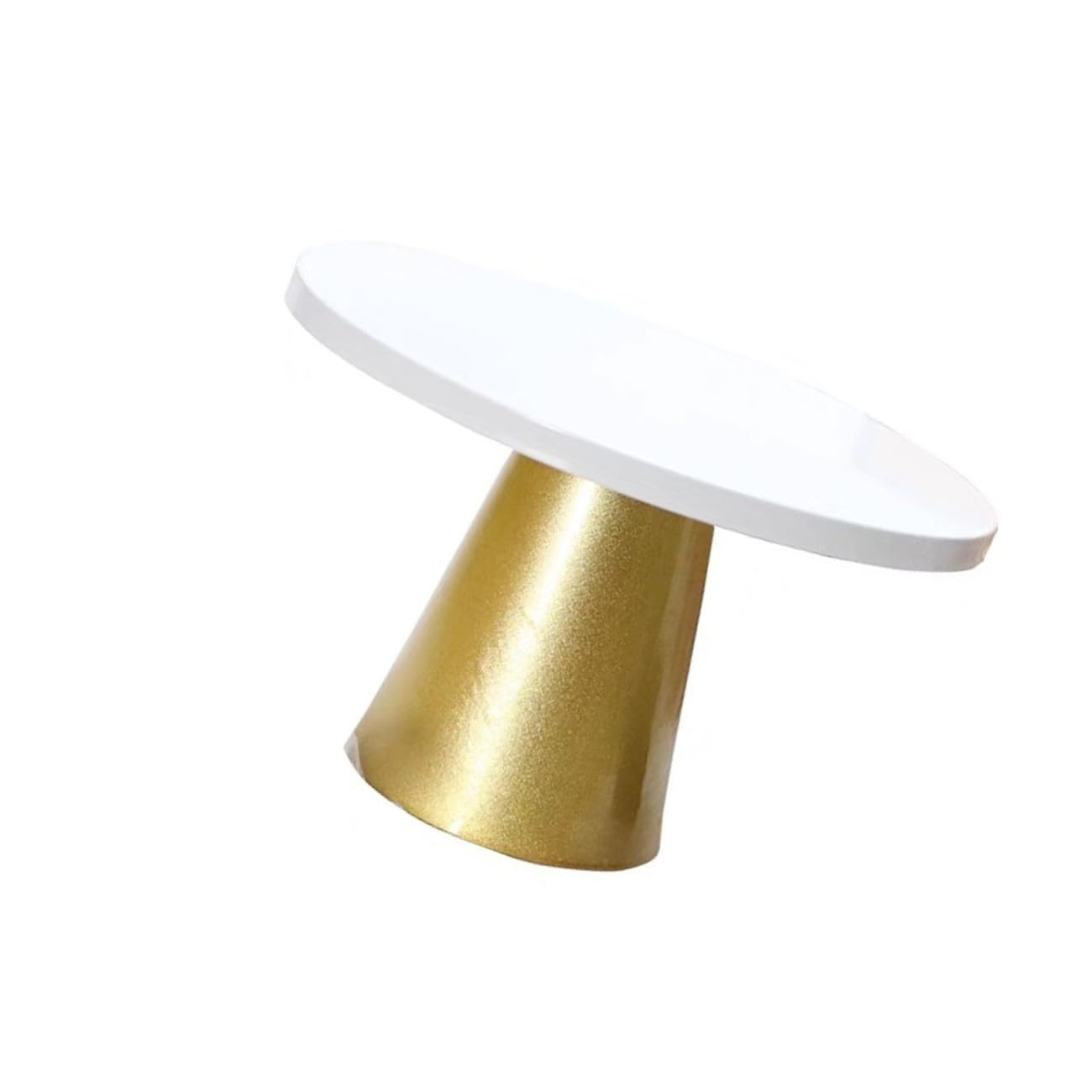 SHINEOFI Dekorative Tortenplatte aus Eisen für Hochzeit und Zuhause Weiß
