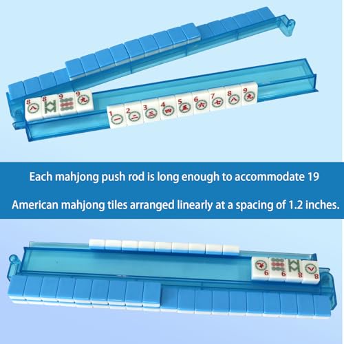 Set de 4 Racks con Empujadores para Mahjong miniatura 4