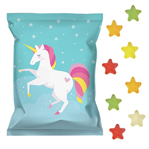 maxiPRINT1000 12 / 24 Einhorn Gummibärchen Mitgebsel Kindergeburtstag Mitbringsel Gastgeschenke Kinder kleine Geschenke Mädchen Give Aways Kleinigkeiten Einhörner Unicorn Cover