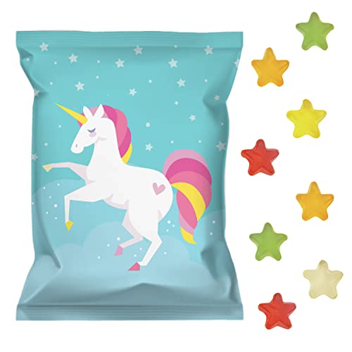 maxiPRINT1000 12 / 24 Einhorn Gummibärchen Mitgebsel Kindergeburtstag Mitbringsel Gastgeschenke Kinder kleine Geschenke Mädchen Give Aways Kleinigkeiten Einhörner Unicorn