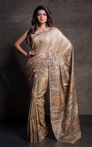 RUPLEKHA FASHION tussar silk saree in pure silk – image 4