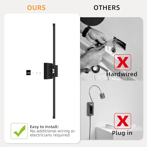 torchlet battery operated wall sconce with remote control dimmable wall sconces set of two with diy independently rotatable lamp 3000k-6000k led wall lights for living room bedroom 283in 2 pack