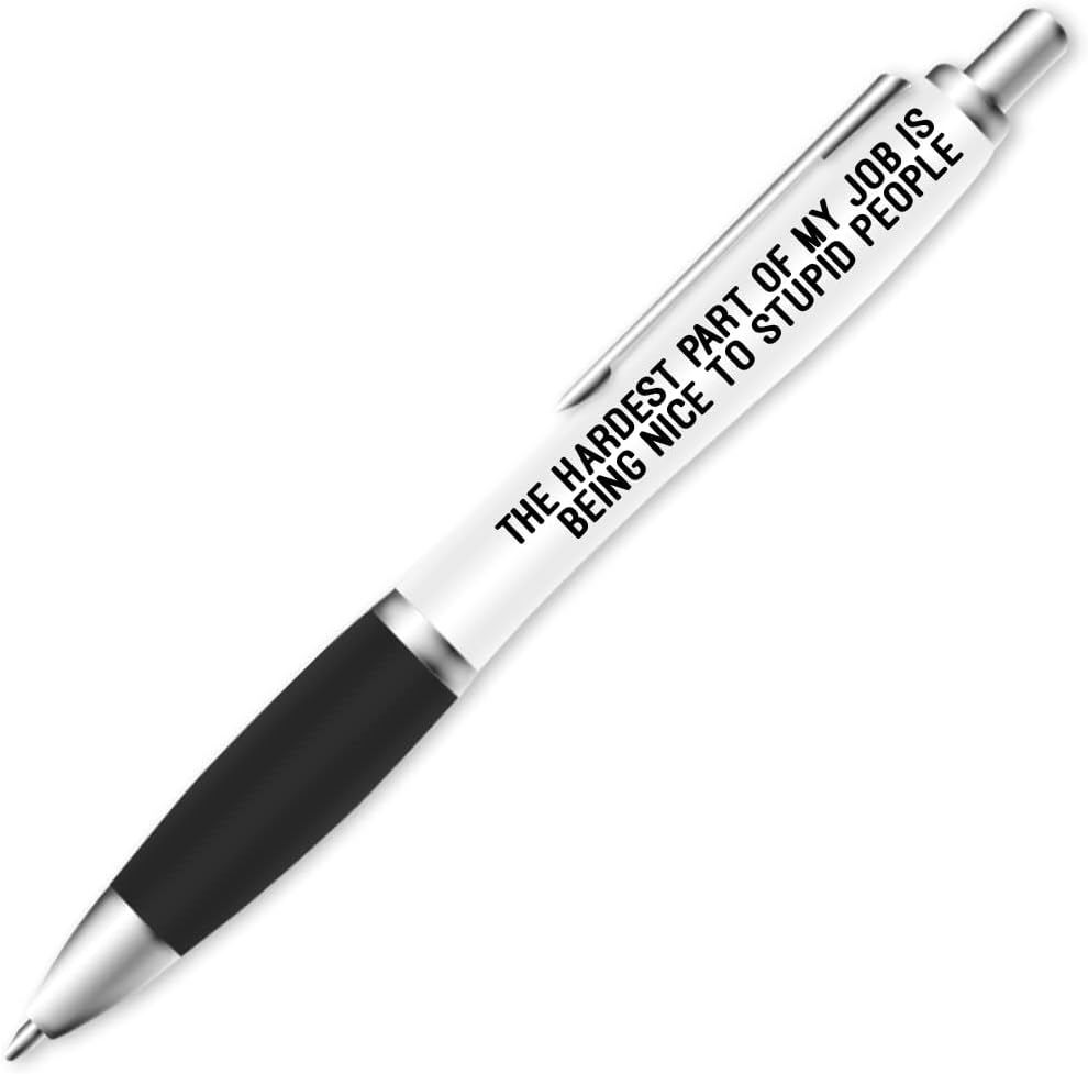 Silly Sentiments Mix & Match - Wide Range of Funny and Rude Pens (Stupid People)
