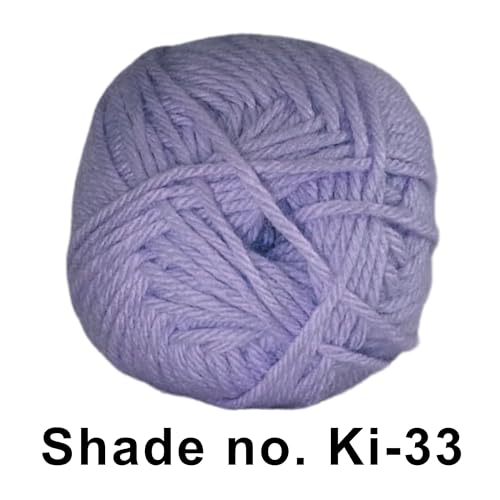Image of VCR Light Lavender Yarn, 100 Grams Hank, 190 Meters Length, Acrylic Ball for Crochet and Knitting, Soft Crosia Threads, Pack of 1 Yarn, Suitable for DIY Crafts