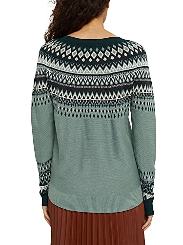 ESPRIT-Norweger-Pullover-aus-Bio-Baumwoll-Mix