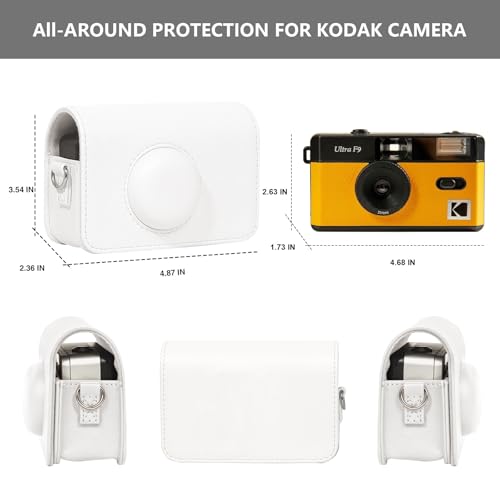 Funda para Cámara Kodak EKTAR H35 H35N, Blanca miniatura 4