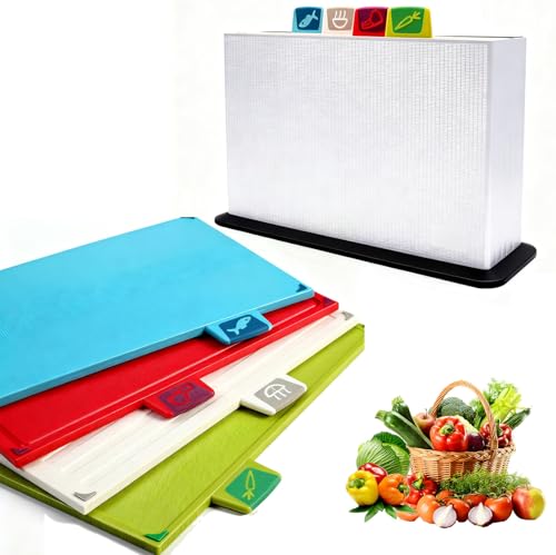 Tablas de cortar cocina con pies antideslizantes y limpieza fácil 2