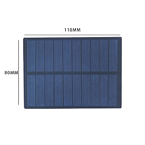Packung mit 3 ZONADAH 1.3W 5V Mini-Sonnenkollektoren, Teigladegerät, DIY Home, Science School Projekte, Camping, Angeln, Wandern Outdoor Garten Licht Ladewerkzeuge