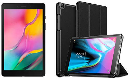 Image of Samsung Galaxy Tab A 8.0 (Black, 2GB RAM, 32GB Storage) WiFi + 4G + Cover
