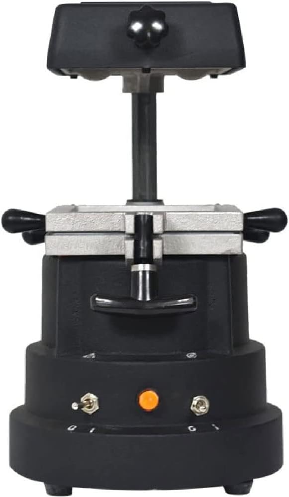 Dental Vacuum Forming Molding Machine, Lab Heat Thermoforming Motor Equipment Orthodontic Retainer Dental Laminating Machine Dental Laminating Machine,110V