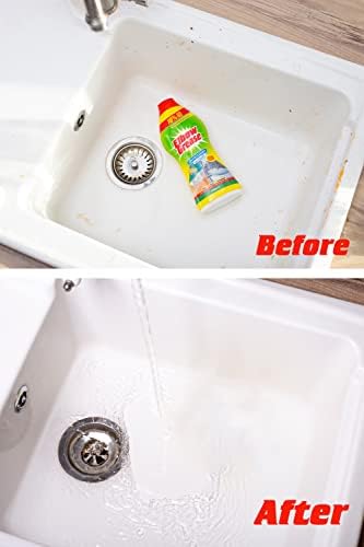 Elbow Grease Cream Cleaner with Micro Crystals for Kitchens and Bathrooms 550 ml, YELLOW, Lemon, 1 pack