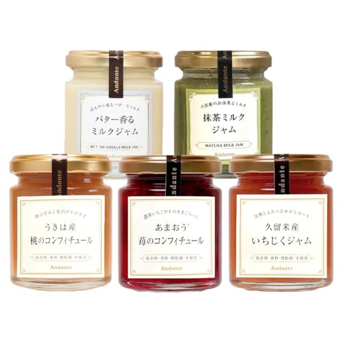 ANDANTE 手づくりジャム5種セット