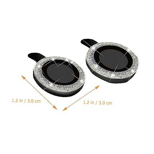 OSALADI 36 Unidades De Filme De Lente Com Glitter Em Pó Filme Temperado Traseiro