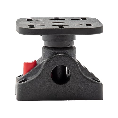 Image of Extreme Max 3006.8664 Universal Fish Finder Head Unit Boat /Fishing Rod Holder Mount with Fixed Bracket (Square Mount)