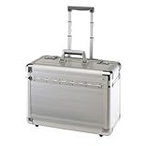 rimowa aktenkoffer alu ebay ca. 48 cm x 36 cm x 25 cm PILOTENKOFFER AKTENKOFFER Koffer mit eingebauten Trolley und gepolsterten Laptopfach aus Aluminium