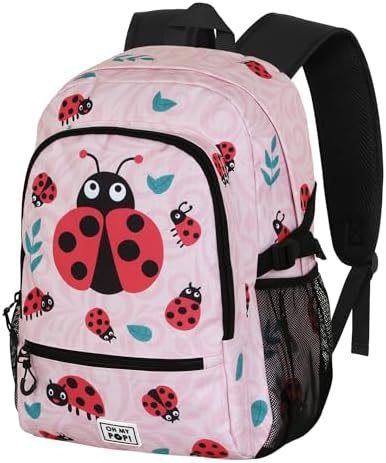 Oh My Pop! Ladybug-Mochila Fight Fan 2.2, Rosa, 31 x 44 cm, Capac...