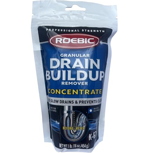 Roebic K-67 BAG-4-16OZ 16-Ounce Biodegradable Granular Drain And Trap Cleaner