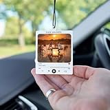Personalized Custom Acrylic Spotify Music Codes Picture Photo Text Frame Rear View Mirror Valentine's Day Birthday Gift Pendant (No Scent)