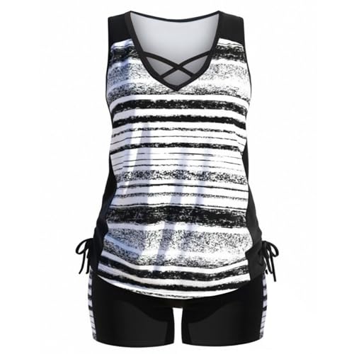 Tankini mujer holgado ideal para corregir imperfecciones y realzar la silueta