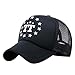 Produktbild Finebo Baseballmütze Männliche und weibliche Truck Cap Outdoor Sonnenschutz Sonnenhut Sonnencreme Atmungsaktiv Netzkappe Cap (Weiß)